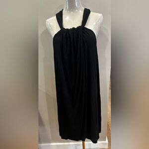 Easy, black, tank knit dress from Max Studio. Forgiving fit, so comfortable!